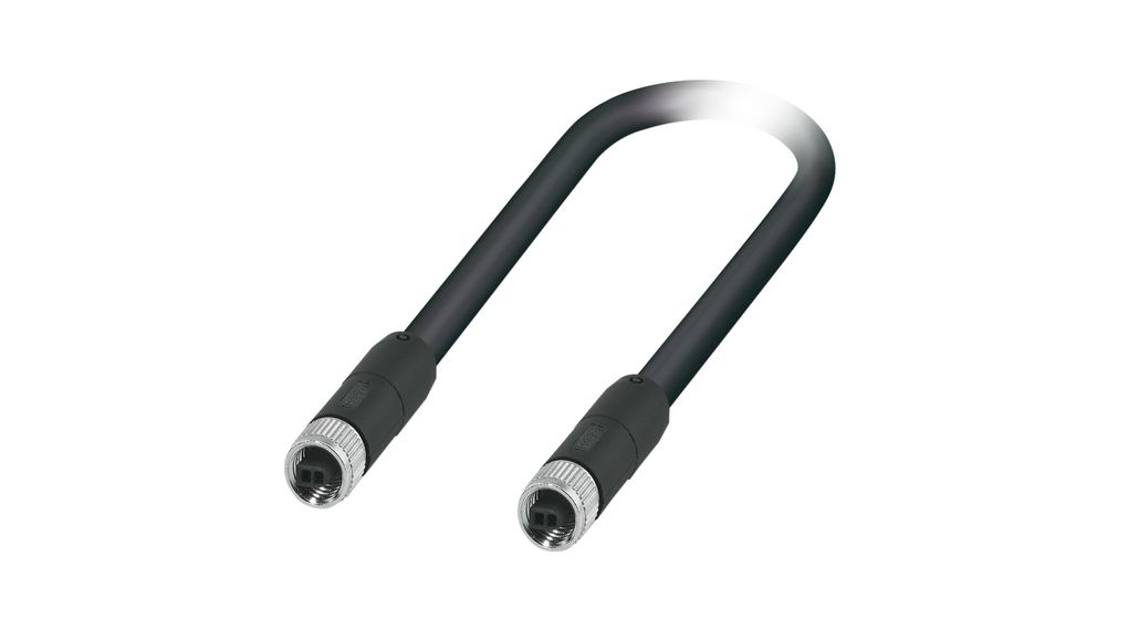 Industrial Ethernet Cable, PVC, 10Mbps, SPE Socket / SPE Socket, 2m